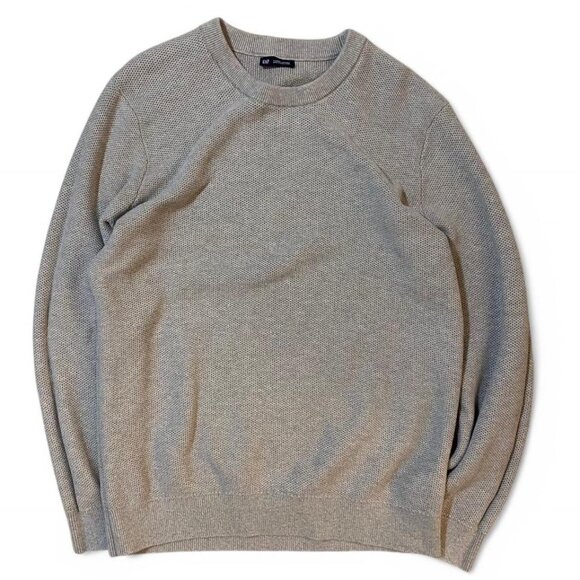 KNIT GAP SWEATER - GREY - Picture 1 of 3